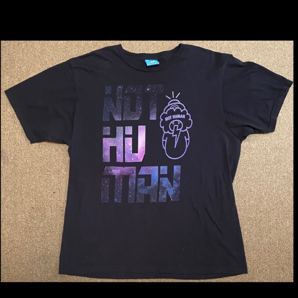 Men's Not Human Shirt Size XL